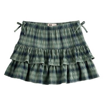 Girls 6-16 SO® Adaptive Tiered Ruffle Skort