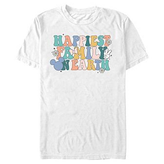 Men's Disney's Mickey Mouse Happiest Family On Earth Graphic Tee