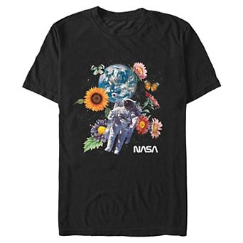 Men's NASA Floral Space Graphic Tee