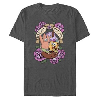 Men's Nickelodeon SpongeBob SquarePants Weenie Hut Jr's Graphic Tee