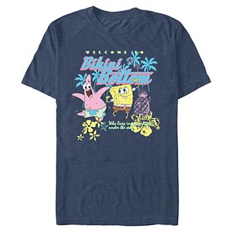 Men's Nickelodeon SpongeBob SquarePants Welcome To Bikini Bottom Graphic Tee
