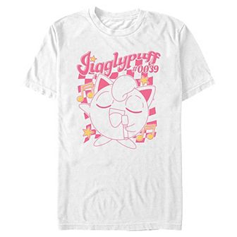 Men's Pokémon Jigglypuff Singing Show Graphic Tee
