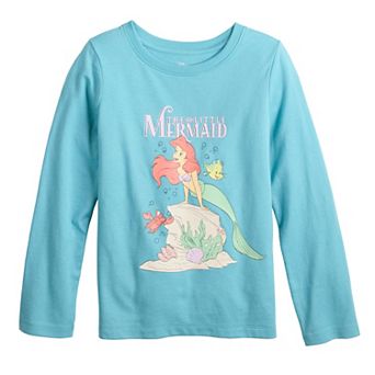 Disney's The Little Mermaid Ariel Girls 4-12 Core Long Sleeve Graphic Tee by Jumping Beans®