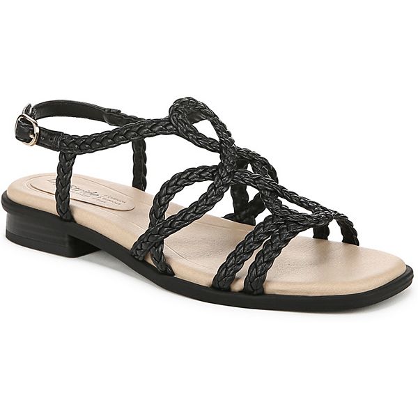 LifeStride Reagan Women's Strappy Sandals - Black (8.5)