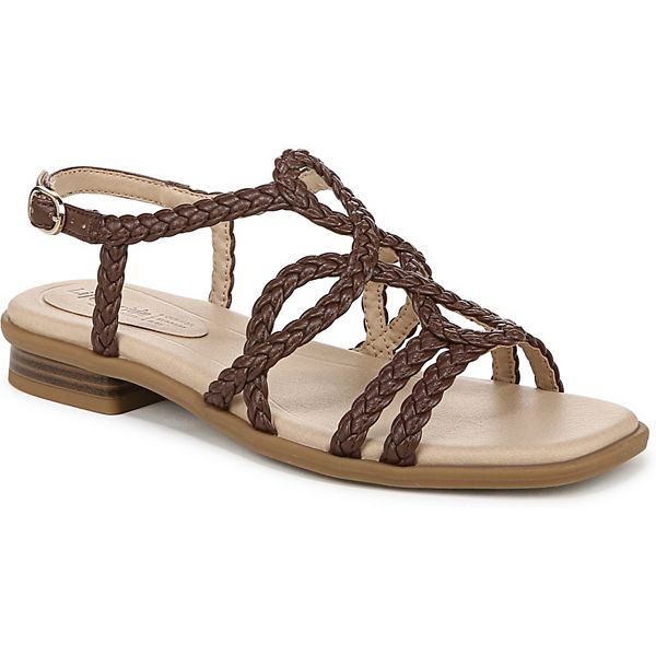 LifeStride Reagan Women's Strappy Sandals - Cocoa Brown (6.5)