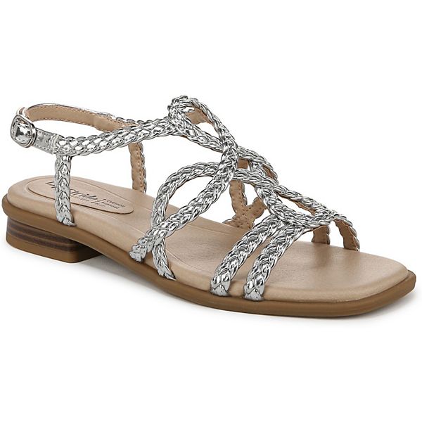 LifeStride Reagan Women's Strappy Sandals - Silver (6)
