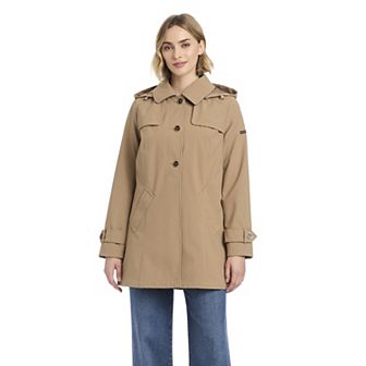 Women's DRAPER JAMES RSVP™ Hooded All Season Raincoat