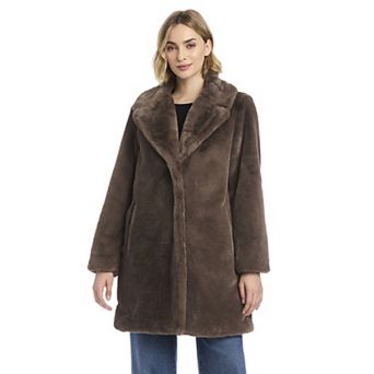 Women's DRAPER JAMES RSVP™ Faux-Fur Coat