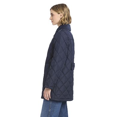 Women's DRAPER JAMES RSVP™ Flower Quilted Barn Coat