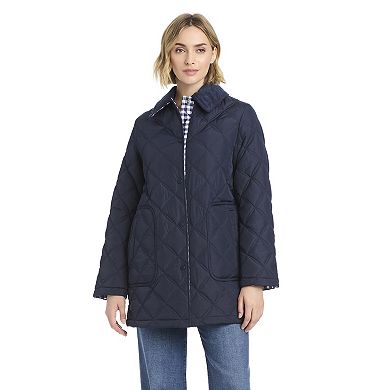 Women's DRAPER JAMES RSVP™ Flower Quilted Barn Coat