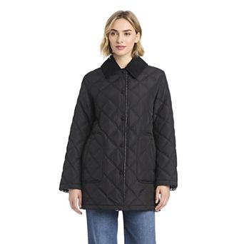Women's DRAPER JAMES RSVP™ Flower Quilted Barn Coat