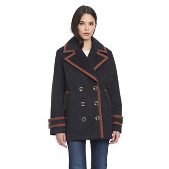 Women's DRAPER JAMES RSVP™ Faux Wool Peacoat