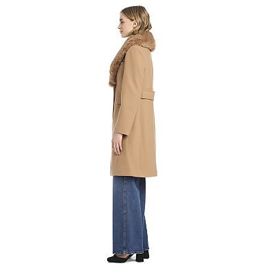 Women's DRAPER JAMES RSVP™ V-Neck Long Sleeve Coat