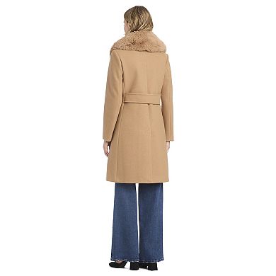 Women's DRAPER JAMES RSVP™ V-Neck Long Sleeve Coat