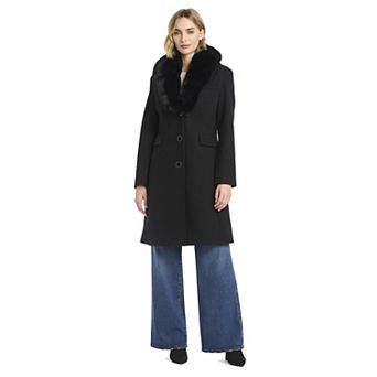 Women's DRAPER JAMES RSVP™ V-Neck Long Sleeve Coat