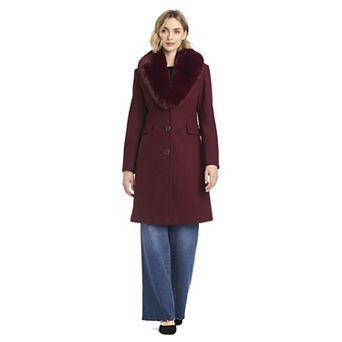 Women's DRAPER JAMES RSVP™ V-Neck Long Sleeve Coat