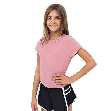 Girls 7-20 Layer 8 Open Back Meet & Greet Graphic Tee