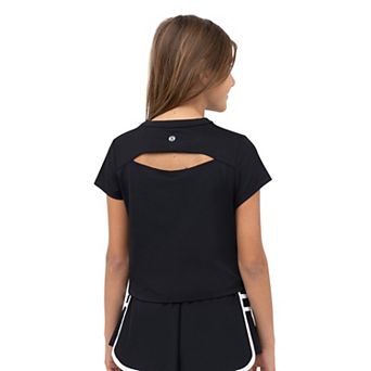 Girls 7-20 Layer 8 Open Back Meet & Greet Graphic Tee