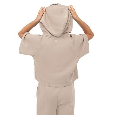Girls 7-20 Layer 8 Cropped Hoodie