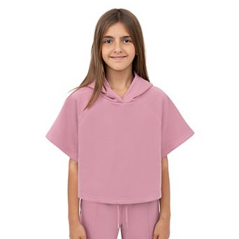 Girls 7-20 Layer 8 Cropped Hoodie