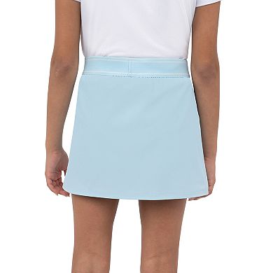 Girls 7-20 Layer 8 Tennis Skort with Elastic Waistband