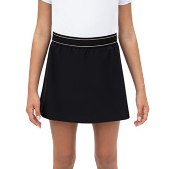 Girls 7-20 Layer 8 Tennis Skort with Elastic Waistband