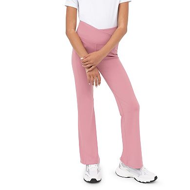 Girls 7-20 Layer 8 Cross Front Fit & Flare Leggings