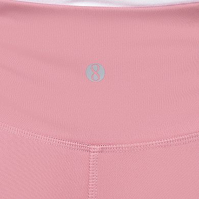 Girls 7-20 Layer 8 Cross Front Fit & Flare Leggings