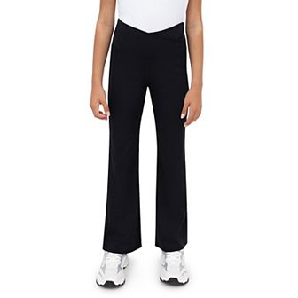Girls 7-20 Layer 8 Cross Front Fit & Flare Leggings