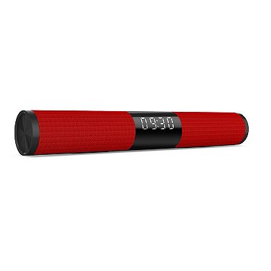 Home Theater Portable Column Bluetooth Soundbar with Alarm Clock, FM Radio and AUX USB