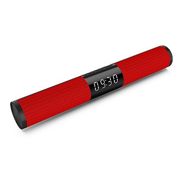 Home Theater Portable Column Bluetooth Soundbar with Alarm Clock, FM Radio and AUX USB