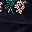 Navy Vine Embroidery