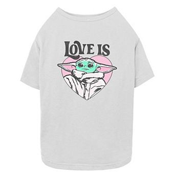 Star Wars Love Is Grogu Pet Tee