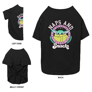 Star Wars Grogu Naps And Snacks Pet Tee