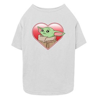 Star Wars I Heart Grogu Pet Tee