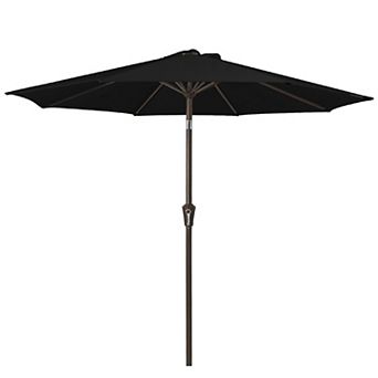 9-ft Green Patio Market Umbrella with Crank & Push-button Tilt