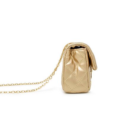 Girl's Classic Quilted Stud Handbag