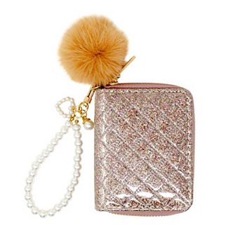Kid's Sparkle Pearl Strap Wallet