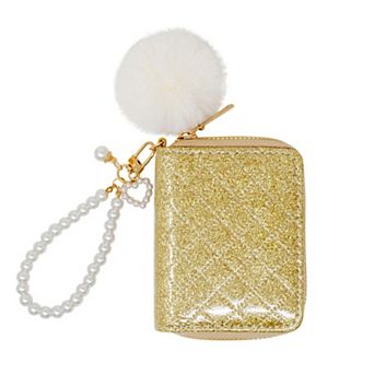Kid's Sparkle Pearl Strap Wallet