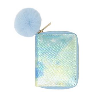 Kid's Shiny Tie Dye Mermaid Scale Wallet