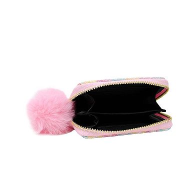 Kid's Glitter Hearts Wallet