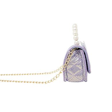 Kid's Mermaid Tail Pearl Handle Bag