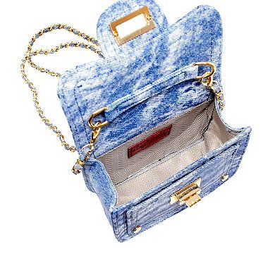 Kid's Tie Dye Quilted Denim Handbag
