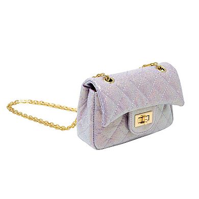 Kid's Classic Quilted Sparkle Mini Purse