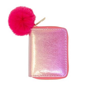 Kid's Shiny Pom Pom Wallet