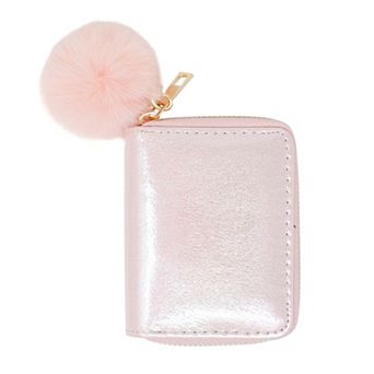 Kid's Shiny Pom Pom Wallet
