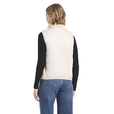 Women's Modern Supply by Sanctuary Faux Fur Puffer Vest