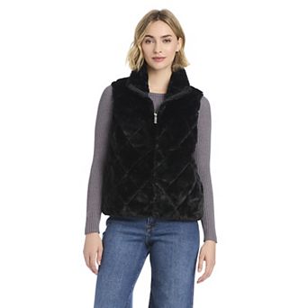 Women's Modern Supply by Sanctuary Faux Fur Puffer Vest