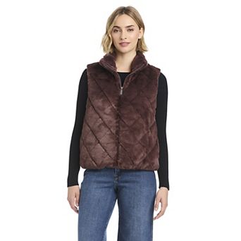 Women's Modern Supply by Sanctuary Faux Fur Puffer Vest