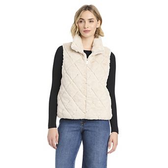 Women's Modern Supply by Sanctuary Faux Fur Puffer Vest